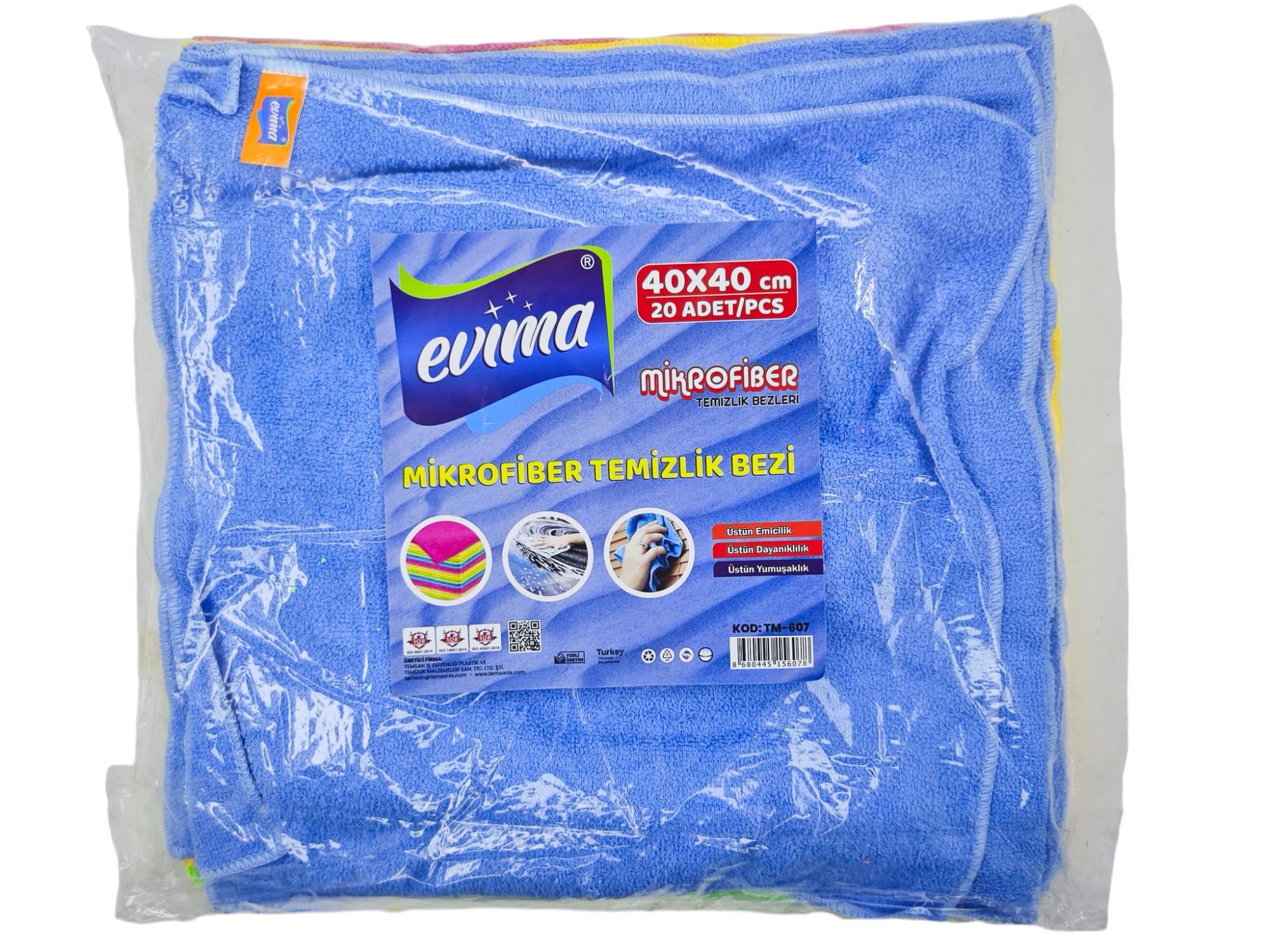 TM-607   Evima Mikrofiber Temizlik Bezi 40*40cm