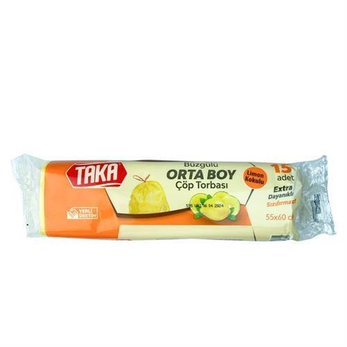 Taka Çöp Torbası Orta Boy Limonlu 55*60