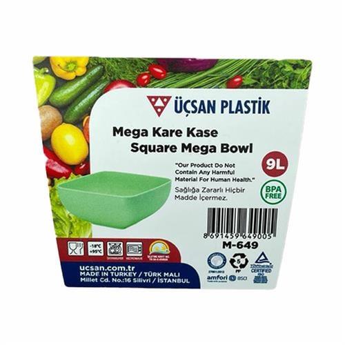 Üçsan Kase Kare 9 lt