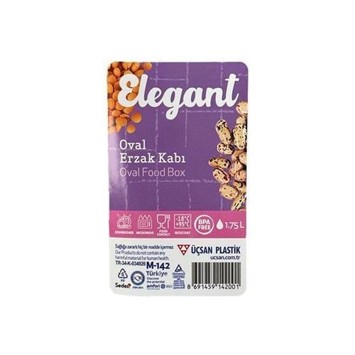 Üçsan Oval Saklama Kabı 1,75