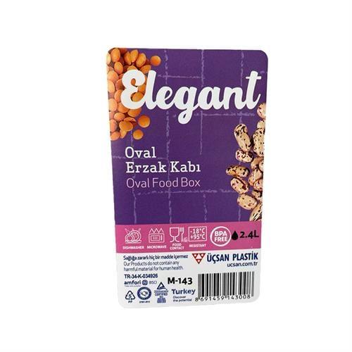 Üçsan Oval Saklama Kabı 2.4 L