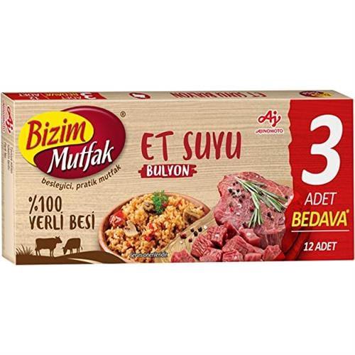 Ülker Bizim Bulyon Et Suyu Yerli Besi 12 x 10 g