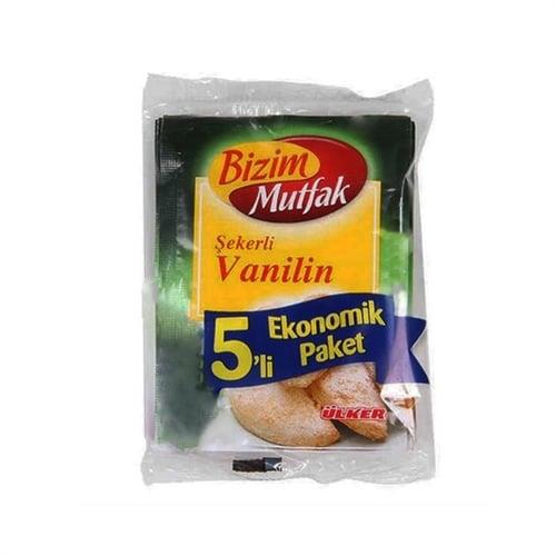 Ülker Bizim Şekerli Vanilin 5 li 5 g