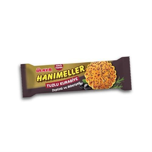 Ülker Hanımeller Zeytinli ve Biberiyeli Tuzlu Kurabiye 81 gr