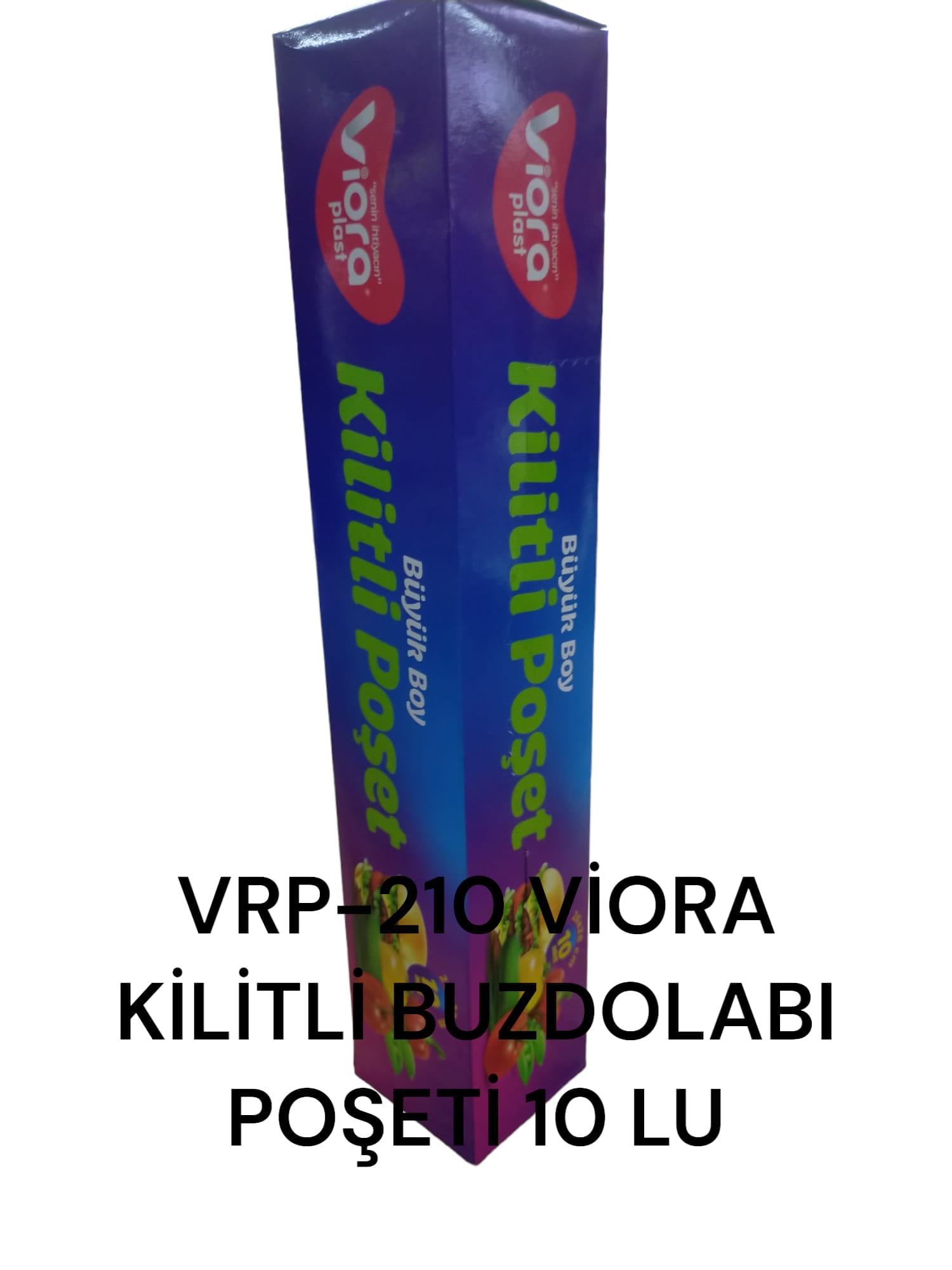 VRP-210   VİORA KİLİTLİ BUZDOLABI POŞETİ 10lu - Büyük