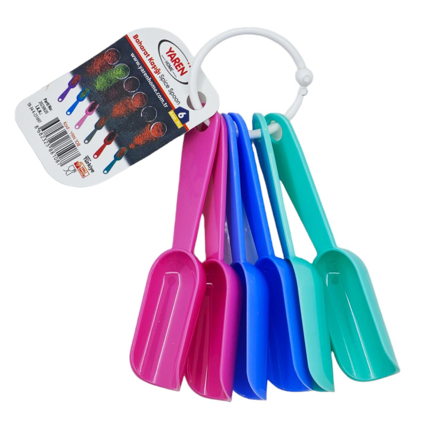 YRN 108   YAREN BAHARAT KAŞIĞI 6lı - Renkli