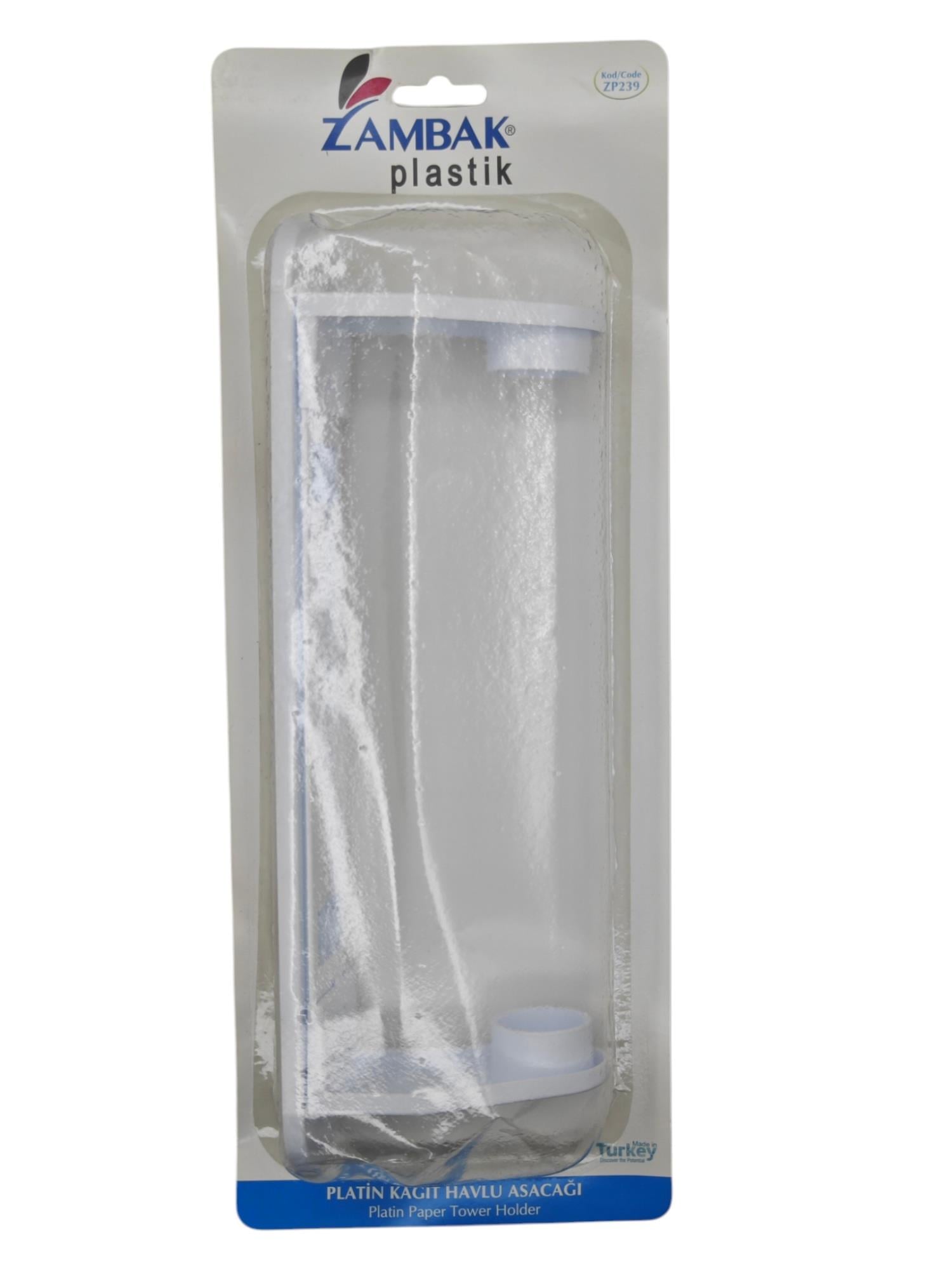 ZP239   Zambak Plastik Platin Kağıt Havlu Asacağı