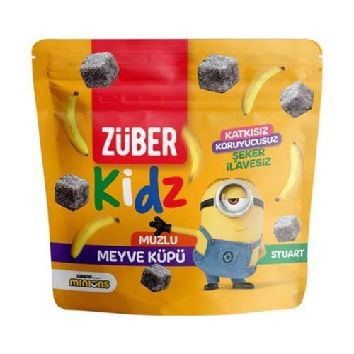 Züber Çikolata Kidz Muzlu Meyve Küpü 49 g