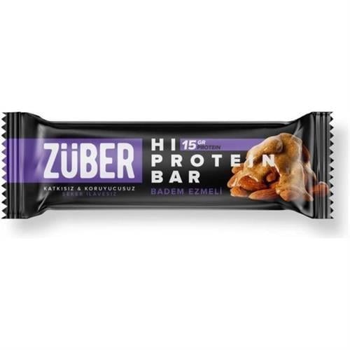 Züber Hi Protein Bar Badem Ezmeli 45 GR
