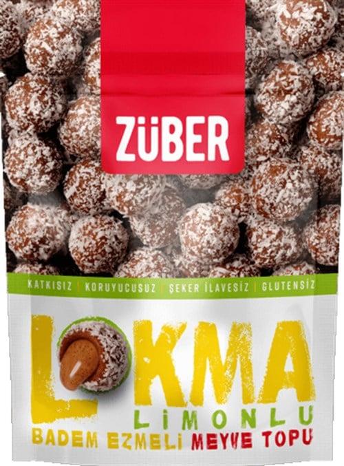 Züber Lokma Limonlu Badem Ezmeli Meyve Topu 96 g