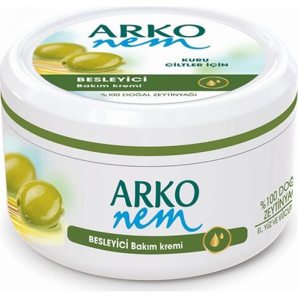Arko Nem 150 ml. Zeytinyağı Besleyici Bakım Kremi Kuru Ciltler İçin - Esnek E-Ticaret Platformu