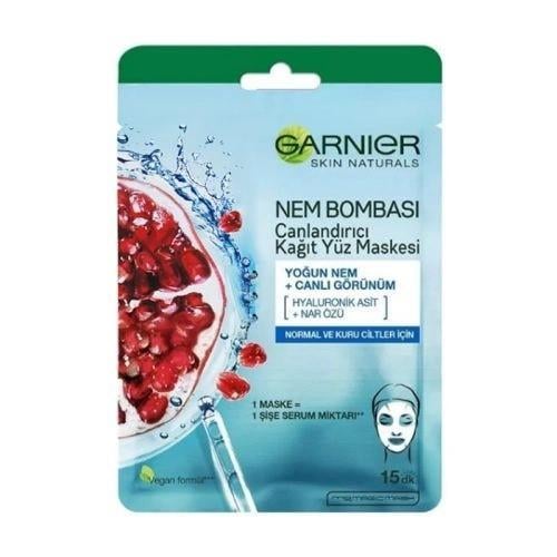 Garnier Nem Bombası Canlandırıcı Kağıt Yüz Maskesi - 28 gr