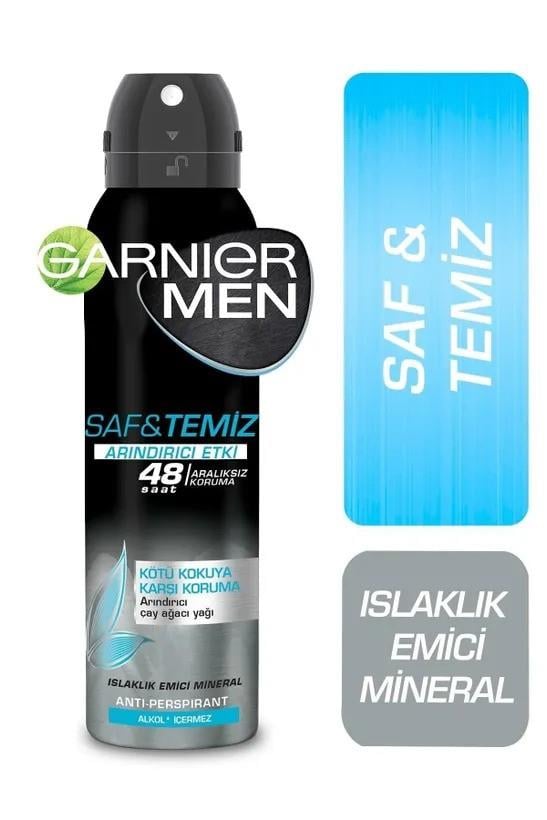 Garnier Saf ve Temiz For Men Deodorant - 150 ml