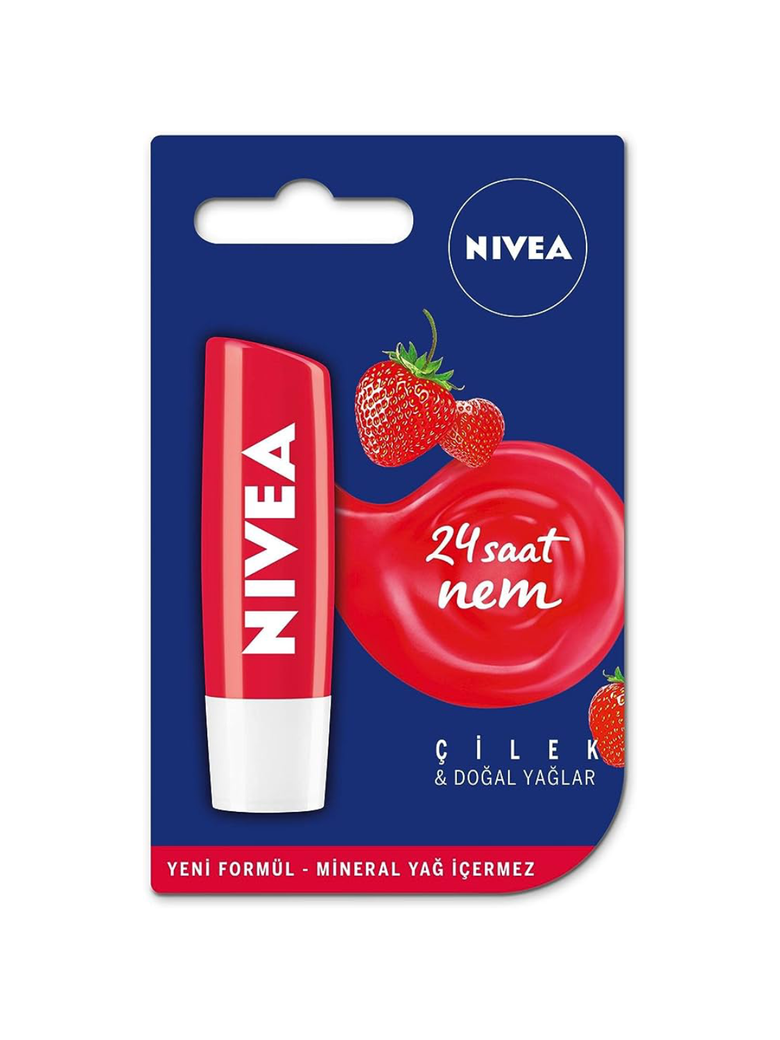 Nivea 4,8 Gr Çilek Parlatıcı Dudak Bakım Kremi