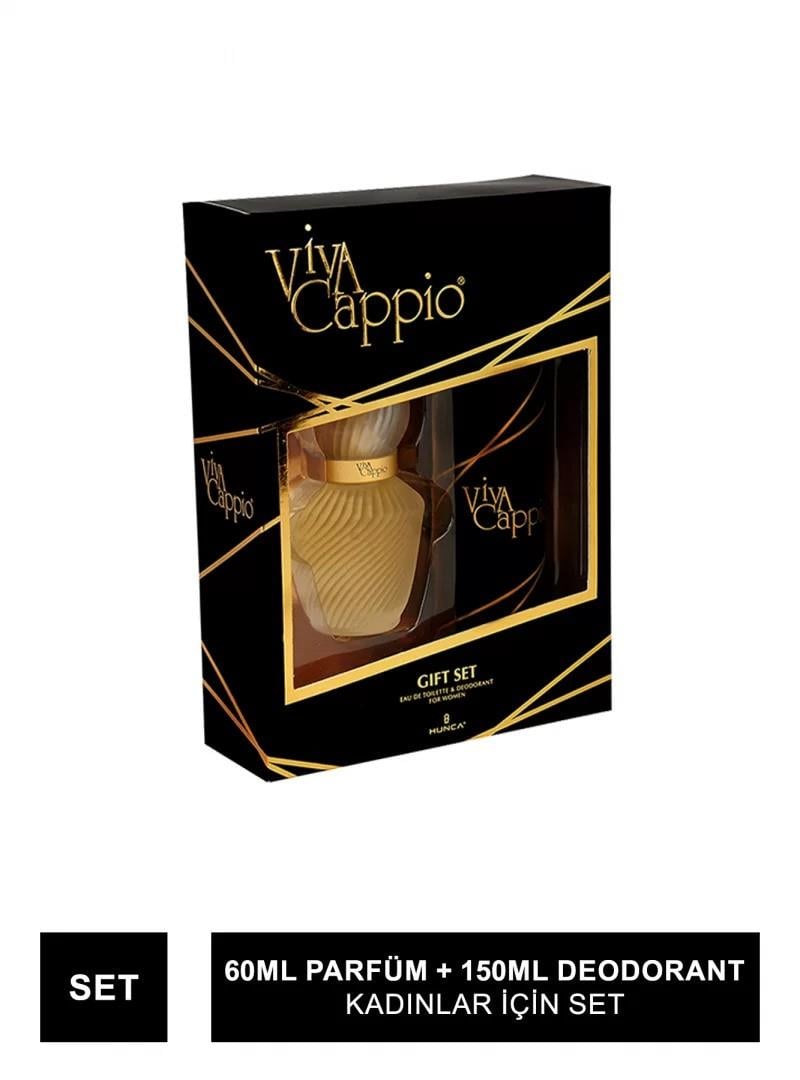 Viva Cappio Gif Set 150 ml. Deodorant & 60 ml. For Woman Edt - Esnek E-Ticaret Platformu