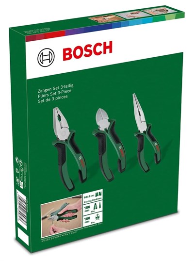 1 600 A02 C0S   Bosch 3lü Pense-Yan Keski-Kargaburun Seti