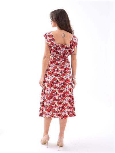 5370 ELBİSE-KIRMIZI