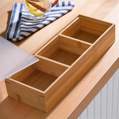 ACAR 257 Bambu Kapaklı 3 Lü Çerezlik