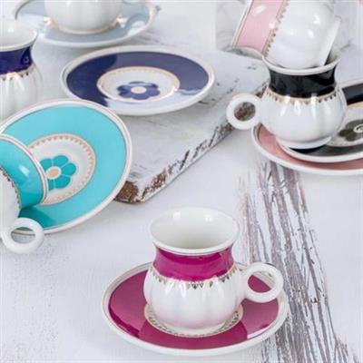 Acar Carina Pors 6Lı Kahve Fincan Takımı RY-05120