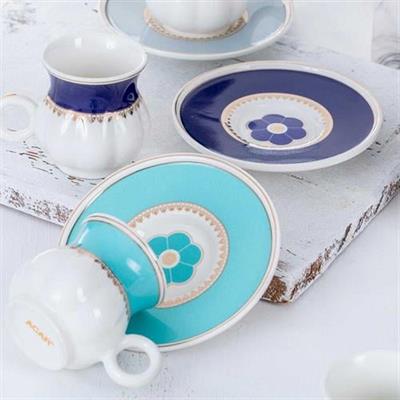 Acar Carina Pors 6Lı Kahve Fincan Takımı RY-05120