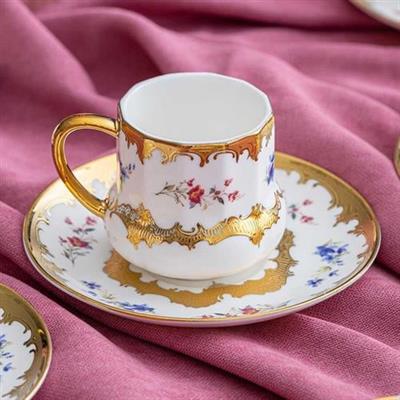 Acar Pandora 6 Kişilik Kahve Fincanı Takımı - 90 Ml