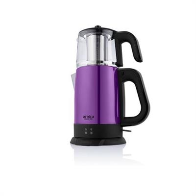 Arnica Demli Stil Mor Cam Çay Makinesi IH33202