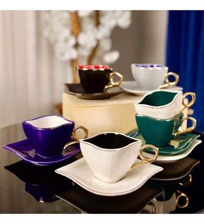 Arow 6 Lı Kahve Fincan Takımı Tr-3298