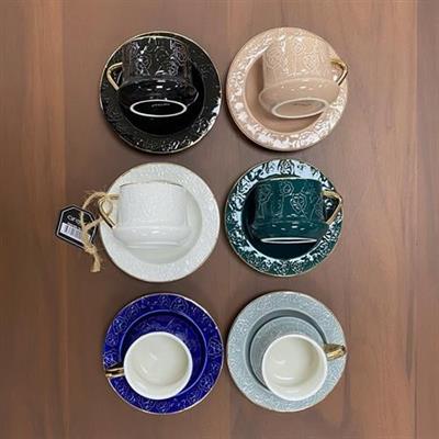 Arow Porselen  Kahve Takımı 6 Kişilk Tr-3535