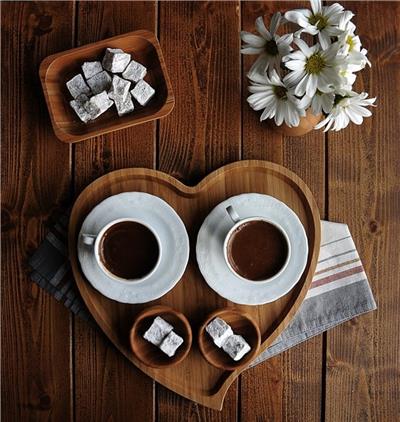 Bambum Amor Kalp Tepsi Büyük