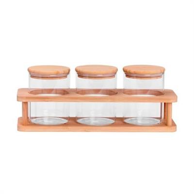 Bambum Andra - 4 Parça Standlı Baharatlık Seti Büyük