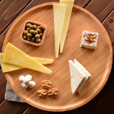 Bambum Olimpius Ayaklı Sunum Tepsisi Yuvarlak 23 CM  B5930