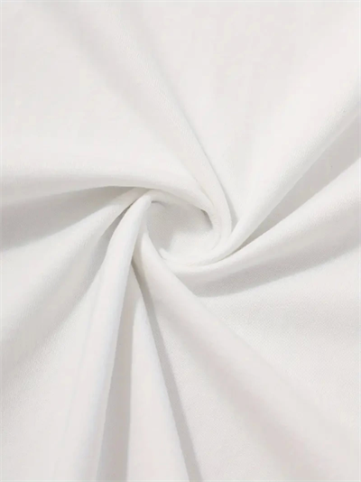 Baskılı Oversize Bisiklet Yaka T-shirt - Beyaz