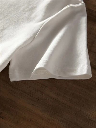 Baskılı Oversize Bisiklet Yaka T-shirt - Beyaz