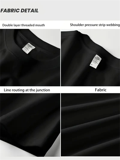 Baskılı Oversize Bisiklet Yaka T-shirt - Siyah