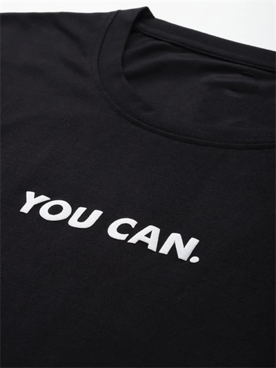 Baskılı Oversize T-shirt - Siyah