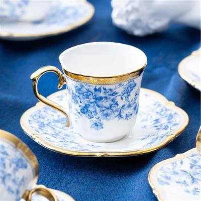 Bluebell 6 Kişilik Kahve Fincanı Takımı - 90 Ml