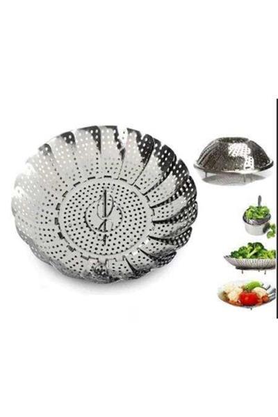 Buharlı Pişirici Metal Sebze Haşlama Aparatı