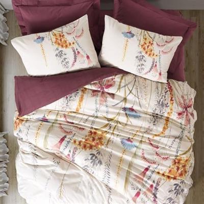 Cotton Box Çift Kişilik Complete Set Flos Bordo