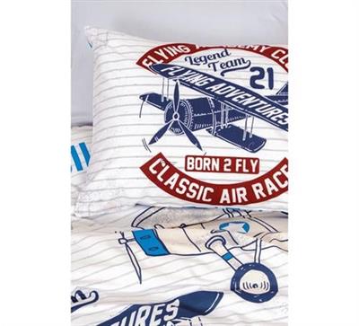 Cotton Box Junior Tek Kişilik Complete Set Flying Gri