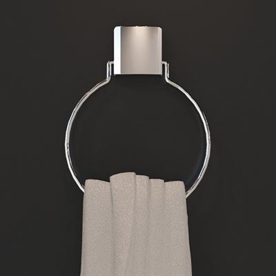 Dc-4779   Decorev Krom Metal Yuvarlak Havluluk