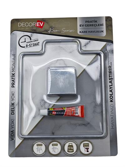 Decorev Metal Kare Havluluk