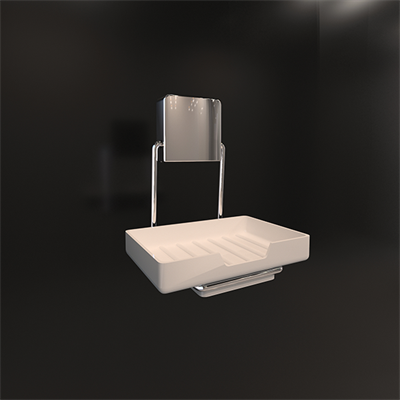 Dc-4784   Decorev Krom Metal Plastik Sabunluk