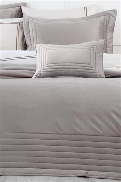 Ecocotton Yatak Örtüsü Çift Kişilik Feza Gri 240X260 %100 Organik