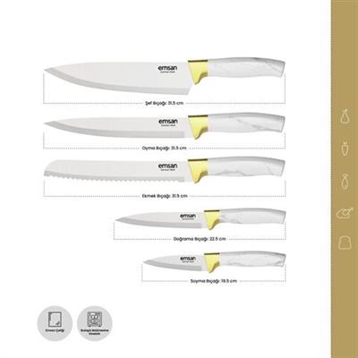Emsan Artisan German Steel Bıçak Seti