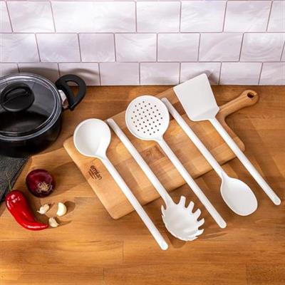 Emsan Fiesta Beyaz 5 Parça Servis Seti