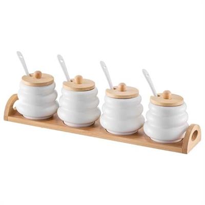 Emsan Honey Beyaz 4Lü Baharat Takımı