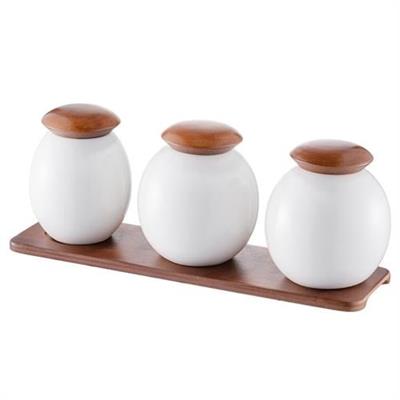 Emsan Mashroom Beyaz 3Lü Baharat Takımı