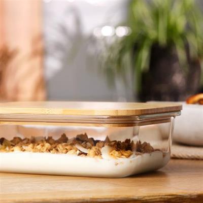 Emsan Naturel 1050 Ml Borosilikat Saklama Kabı
