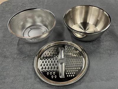 Emsan Steel 3 Parça 20 Cm Çok Amaçlı Süzgeç