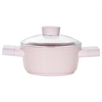 Emsan Swiss Cystal Derin Tencere 16 CM Pembe